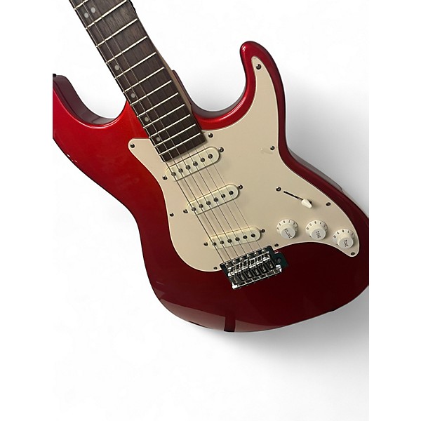 Used Greg Bennett Design by Samick Malibu Candy Apple Red Solid Body Electric Guitar