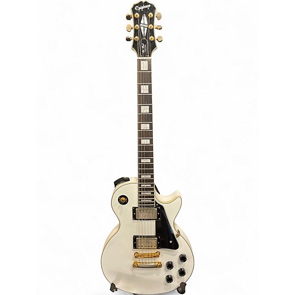 Used Epiphone CUSTOM Polar White Solid Body Electric Guitar