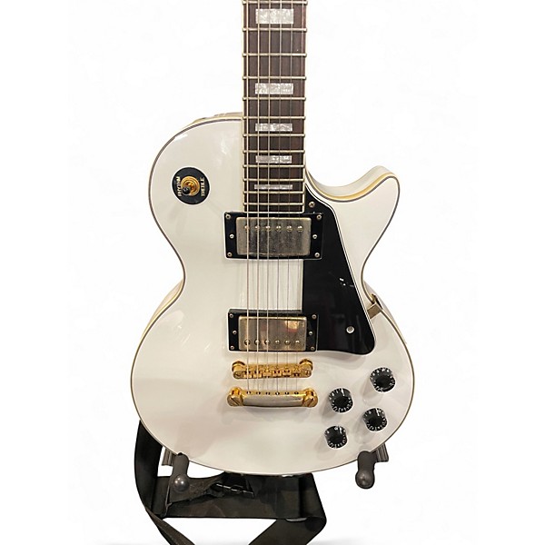 Used Epiphone CUSTOM Polar White Solid Body Electric Guitar