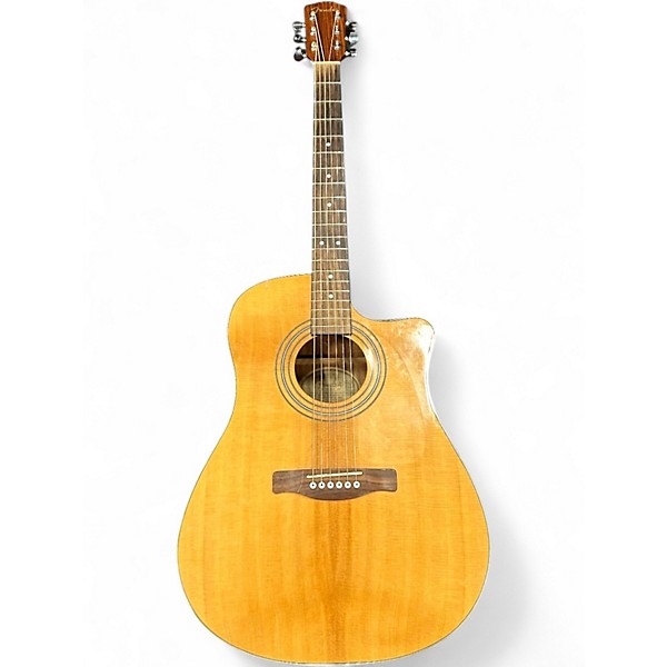 Used Fender CD140S Dreadnought Natural Acoustic Guitar