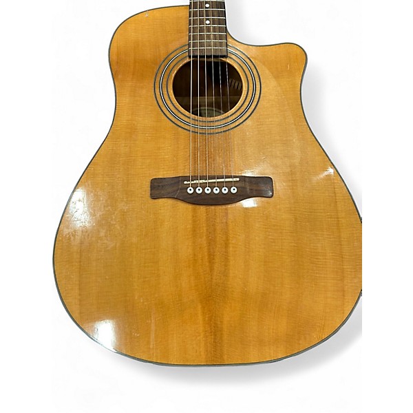 Used Fender CD140S Dreadnought Natural Acoustic Guitar