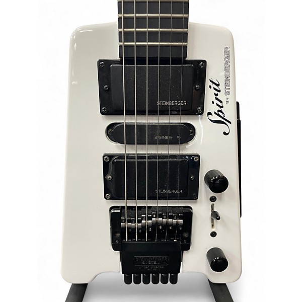 Used Steinberger SPIRIT White Solid Body Electric Guitar