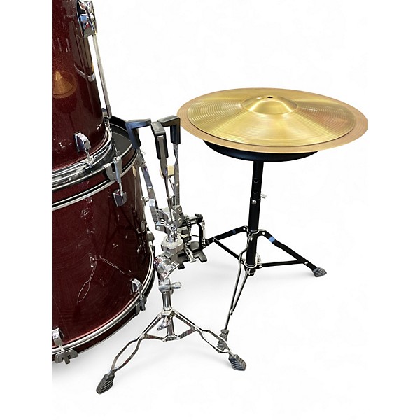 Used Ludwig 5 Piece BACKBEAT Metallic Red Drum Kit