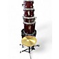 Used Ludwig 5 Piece BACKBEAT Metallic Red Drum Kit