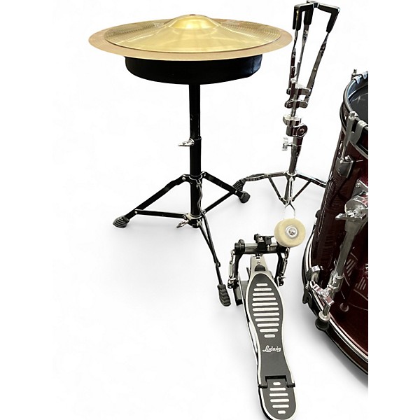 Used Ludwig 5 Piece BACKBEAT Metallic Red Drum Kit