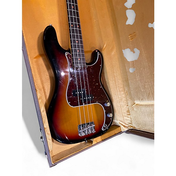 Used 2023 Fender American Vintage II 1960 Precision Bass 3 Tone Sunburst Electric Bass Guitar