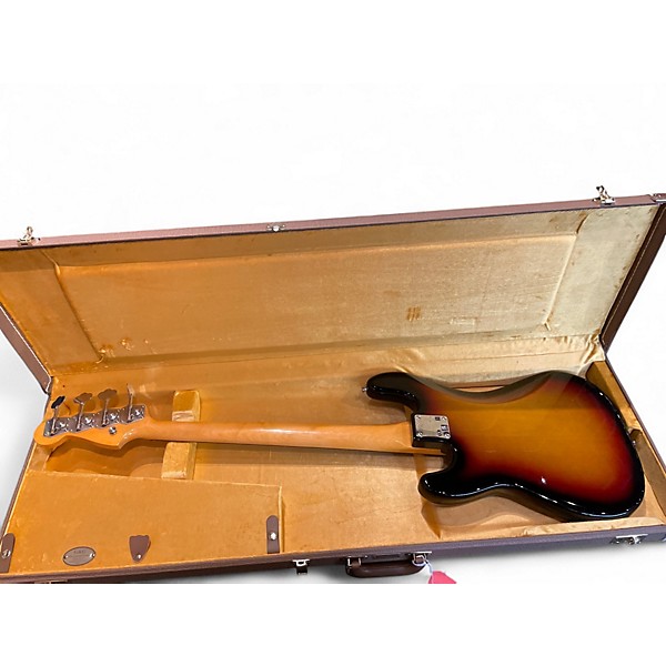 Used 2023 Fender American Vintage II 1960 Precision Bass 3 Tone Sunburst Electric Bass Guitar