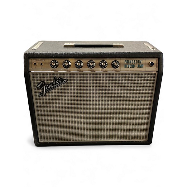 Used Fender 1968 Custom Princeton Reverb 12W 1x10 Tube Guitar Combo Amp