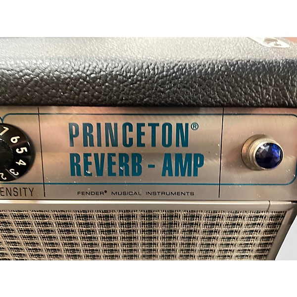 Used Fender 1968 Custom Princeton Reverb 12W 1x10 Tube Guitar Combo Amp