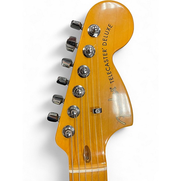 Used Fender American Professional 2 Telecaster Deluxe Shawbucker Olympic White Solid Body Electric Guitar