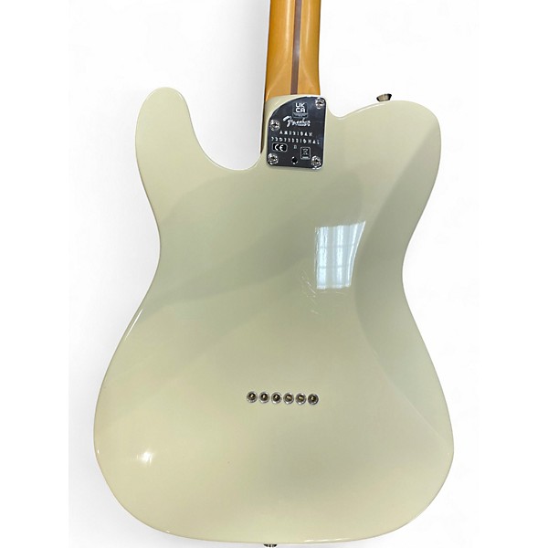 Used Fender American Professional 2 Telecaster Deluxe Shawbucker Olympic White Solid Body Electric Guitar