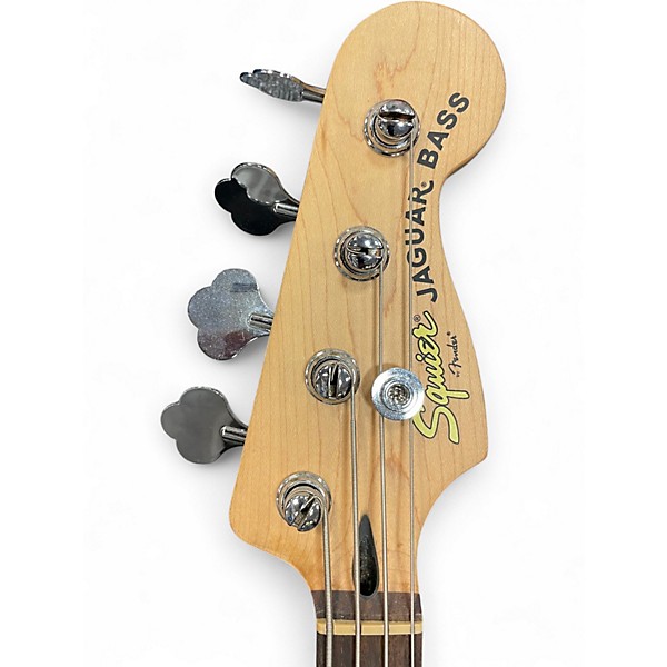 Used Squier JAGUAR BASS 3 Color Sunburst Electric Bass Guitar