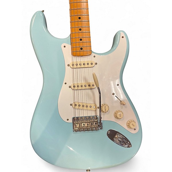 Used Fender classic series 50s stratocaster Daphne Blue Solid Body Electric Guitar