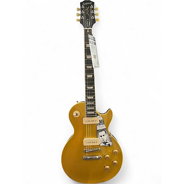 Used Epiphone Les Paul Standard Gold Top Solid Body Electric Guitar