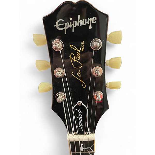 Used Epiphone Les Paul Standard Gold Top Solid Body Electric Guitar