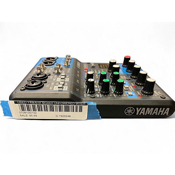 Used Yamaha MG06X Unpowered Mixer