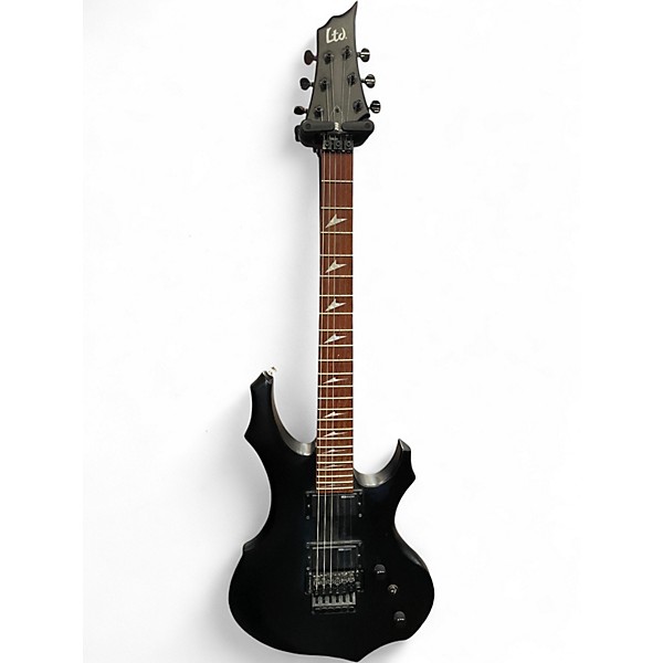Used ESP LTD F200 Black Solid Body Electric Guitar