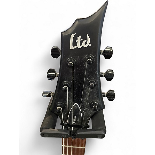 Used ESP LTD F200 Black Solid Body Electric Guitar