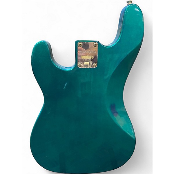 Used Memphis P Bass Metallic Aqua Marine Electric Bass Guitar