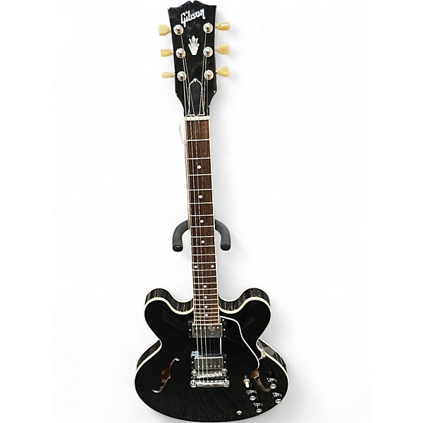 Used Gibson ES335 Black Hollow Body Electric Guitar