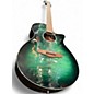 Used Ibanez Aeg70-ebm Emerald burst Acoustic Electric Guitar