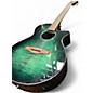Used Ibanez Aeg70-ebm Emerald burst Acoustic Electric Guitar