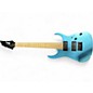 Used Ibanez GRG7221M Metallic Light Blue Solid Body Electric Guitar thumbnail