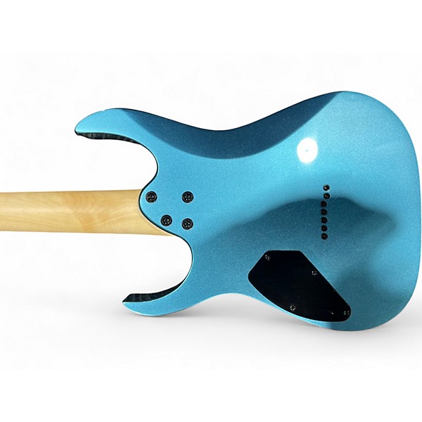 Used Ibanez GRG7221M Metallic Light Blue Solid Body Electric Guitar
