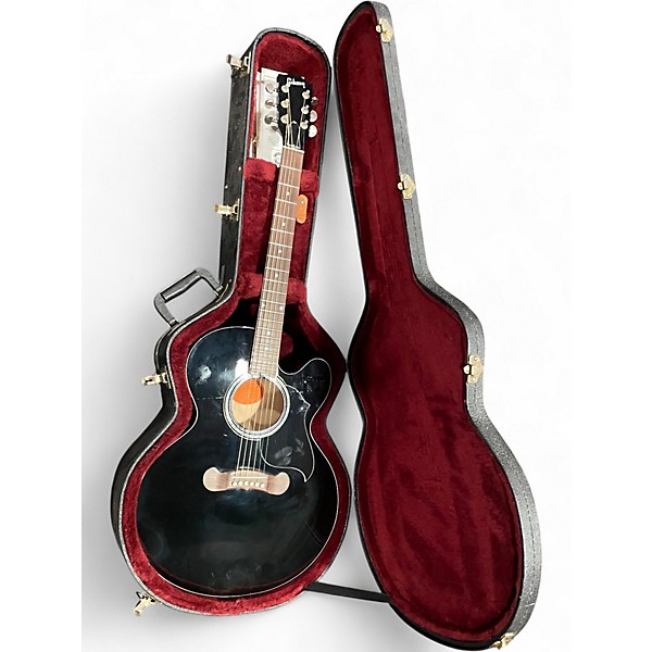Used 1997 Gibson EC-10 Standard Black Acoustic Electric Guitar