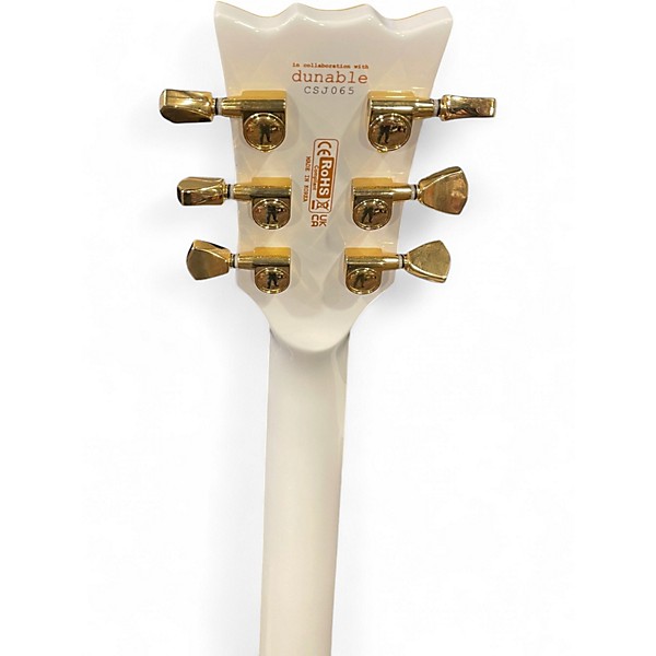 Used Evil Instruments JACKHAMMER Alpine White Solid Body Electric Guitar