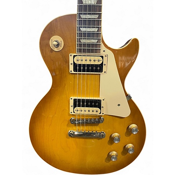Used 2023 Gibson Les Paul Classic Honey Burst Solid Body Electric Guitar