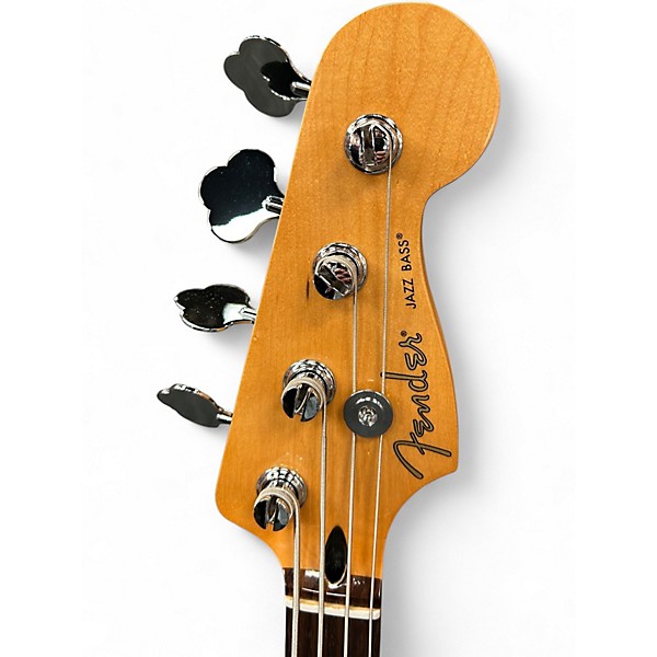 Used Fender Player II Jazz Bass Hialeah Yellow Electric Bass Guitar