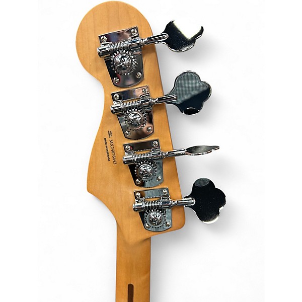 Used Fender Player II Jazz Bass Hialeah Yellow Electric Bass Guitar