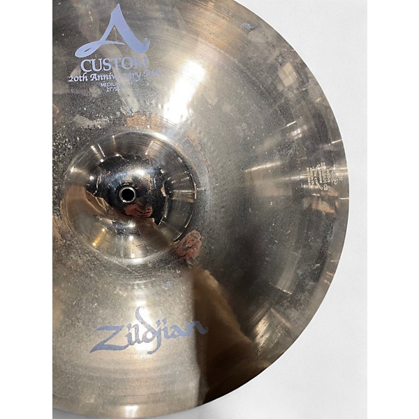 Used Zildjian 21in A Custom 20th Anniversary Ride Cymbal