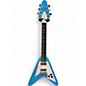 Used Epiphone Flying V 70s Maui Blue Solid Body Electric Guitar thumbnail
