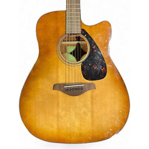 Used Yamaha FGX800C Sandburst Acoustic Electric Guitar