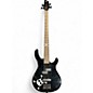 Used Squier MB4 Skull & Crossbones Black Electric Bass Guitar thumbnail