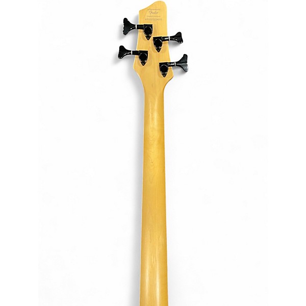 Used Squier MB4 Skull & Crossbones Black Electric Bass Guitar