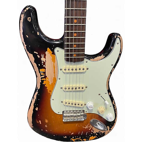 Used Fender MIKE MCCREADY STRATOCASTER 2 Tone Sunburst Solid Body Electric Guitar