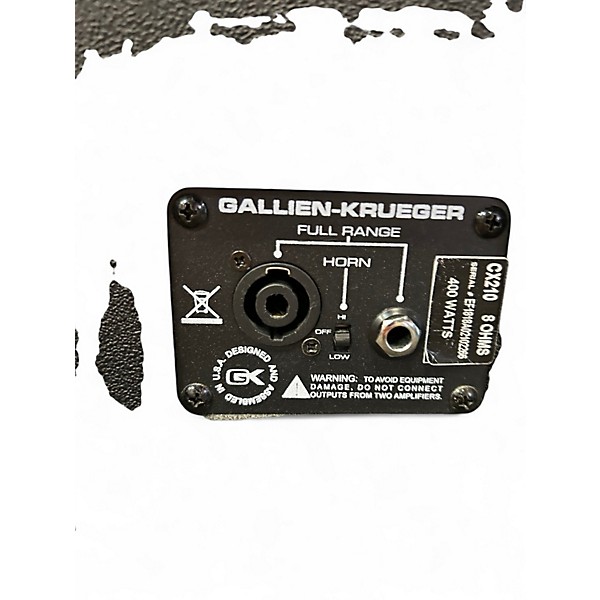 Used 2023 Gallien-Krueger CX210 Bass Cabinet
