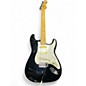 Used Fender MIJ Stratocaster Black Solid Body Electric Guitar thumbnail