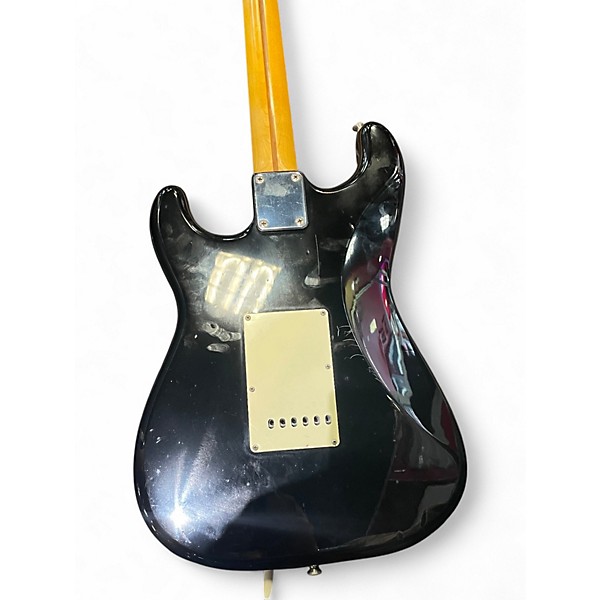 Used Fender MIJ Stratocaster Black Solid Body Electric Guitar