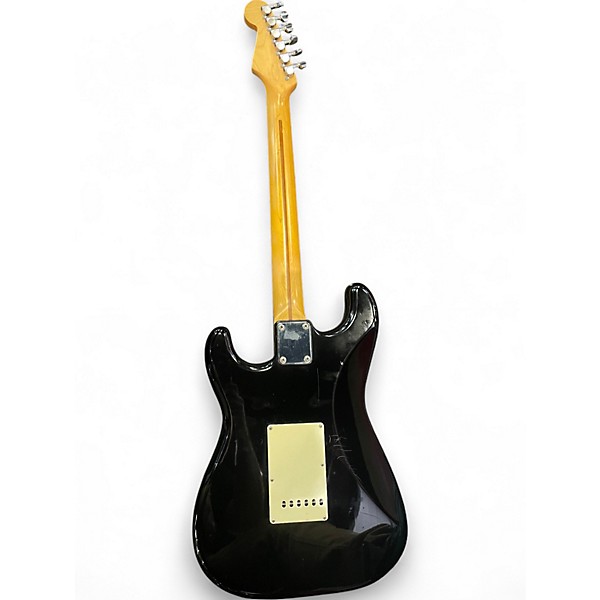 Used Fender MIJ Stratocaster Black Solid Body Electric Guitar