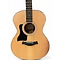 Used Taylor 114E Left Handed Natural Acoustic Electric Guitar