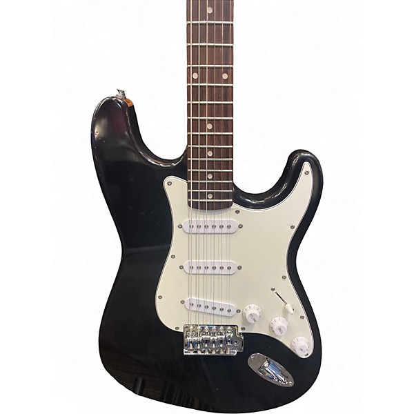 Used Huntington Stratocaster Black Solid Body Electric Guitar