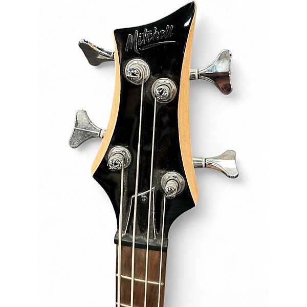 Used Mitchell Mb100R Orange Electric Bass Guitar