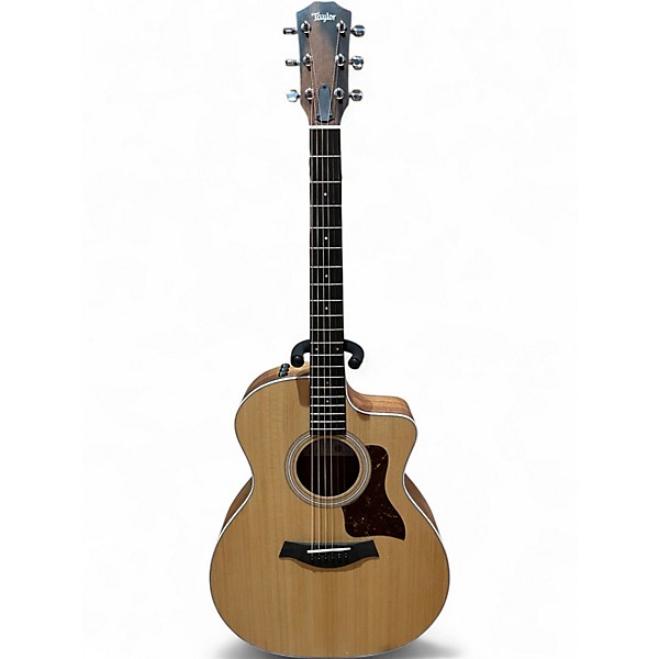 Used Taylor 214CE Natural Acoustic Electric Guitar