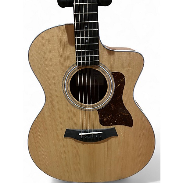 Used Taylor 214CE Natural Acoustic Electric Guitar