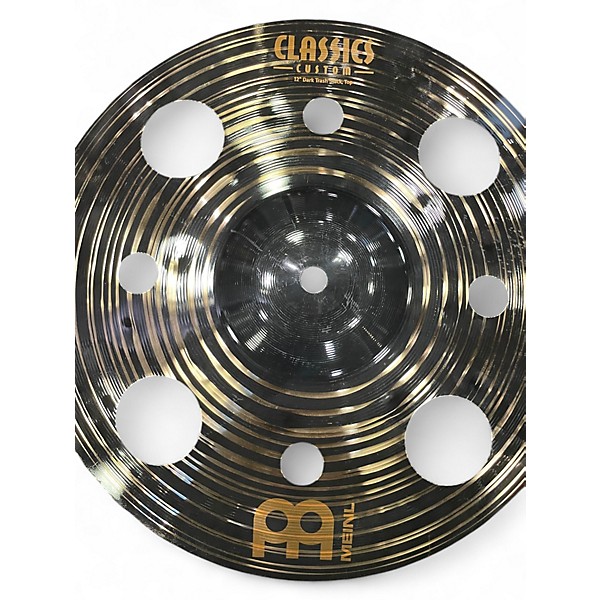 Used MEINL 12in CLASSIC CUSTOM DARK TRASH STACK Cymbal