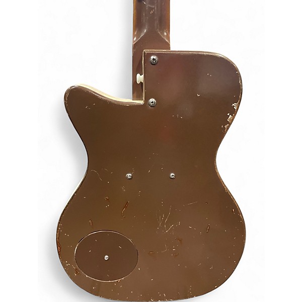 Vintage 1950s Silvertone 1417 Bronze Solid Body Electric Guitar